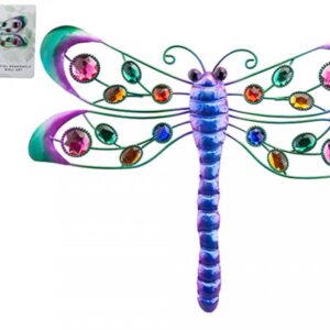 PREMIUM METAL WALL PLAQUE WITH DRAGONFLY DESIGN