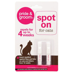 Pride & Groom Cat Spot Treatment, 12-Pack