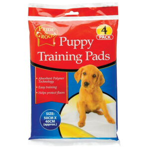 Pride & Groom Puppy Pads, 4-Pack