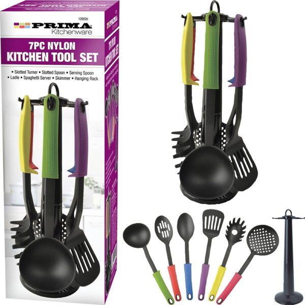 PRIMA 7-Piece Nylon Kitchen Utensil Set