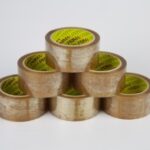 PRIMA Low Noise Brown Buff Packing Tape, 48mm x 66m Rolls, Pack of 6