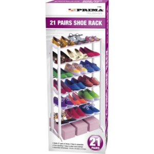 PRIMA PLASTIC 7-TIER SHOE RACK FOR 21 PAIRS