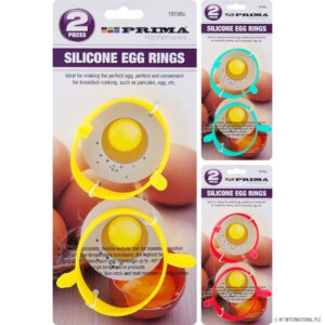 PRIMA Silicone Egg Rings, Pack of 2