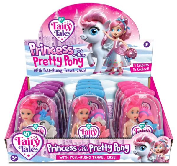 Princess and Lovely Pony in a Pull-Along Case CDU