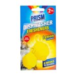 PRISM Lemon Scented Dishwasher Fresheners, Pack of 2