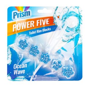 PRISM VARIETY PACK OF TOILET RIM BLOCKS, 5 COUNT