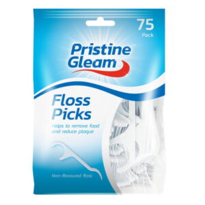 Pristine Gleam 75-Pack Floss Picks