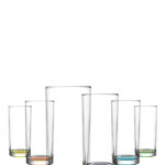 **Product Name**: Coral Liberty Coloured Long Drinking Glasses Tumblers