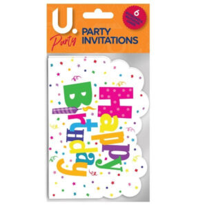 **Product**: Paper Happy Birthday Party Invitations