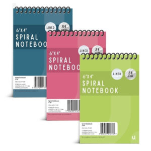 **Product**: Spiral Notebook