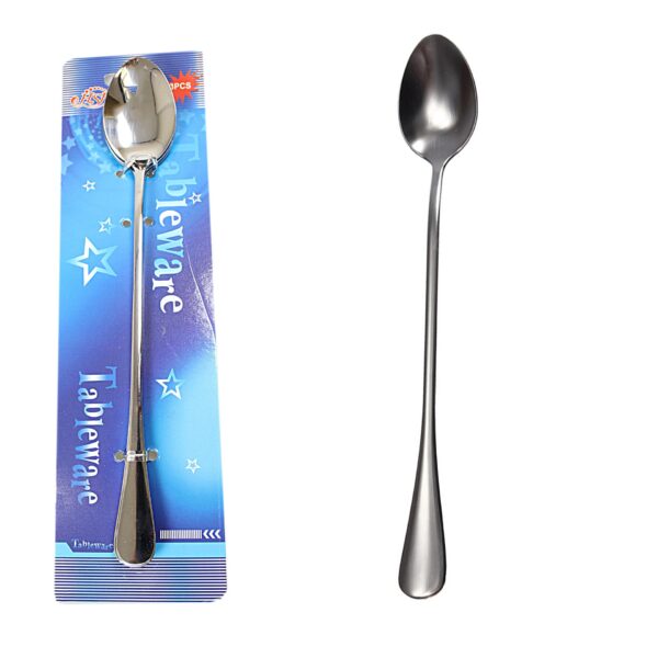 **Product**: Stainless Steel Long Ice Cream Dessert Latte Spoon