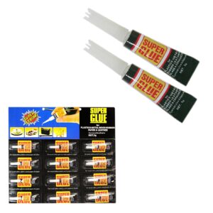 **Product Title:** Card of 12 Super Glue Tubes 0001 (Large Letter Rate)