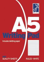 Professional A5 Lined Notepad with 100 Sheets