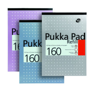 PUKKA A4 Lined Refill Pad with 160 Pages