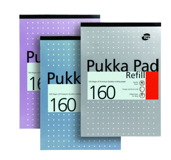 PUKKA A4 Lined Refill Pad with 160 Pages