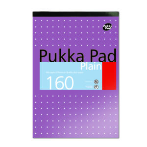 PUKKA A4 Refill Pad with 160 Blank Pages