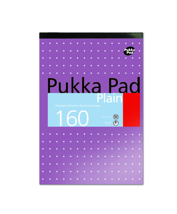 PUKKA A4 Refill Pad with 160 Blank Pages