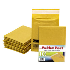 Pukka Gold Bubble Mailers A 175mm x 130mm, Pack of 10