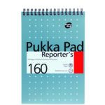 PUKKA METALLIC REPORTER'S NOTEBOOK, 160 PAGES