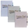 Pukka Pad A4 Haze Project Book with Twin Wire Binding, 250 Lined Pages, Various Colors