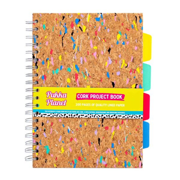 Pukka Planet Cork B5 Project Notebook, 18.1cm x 25.7cm