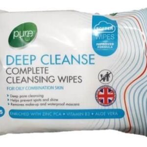 PURE DEEP CLEANSING WIPES - PACK OF 25