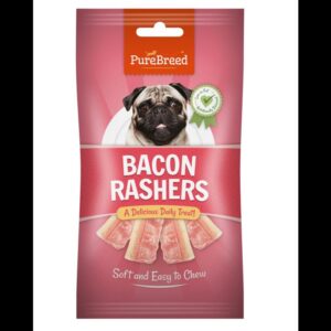 PUREBREED BACON STRIPS 160GM