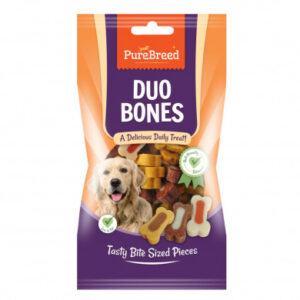 PUREBREED DUO BONE TREATS 200G