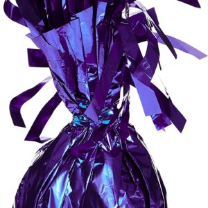 Purple Foil Balloon Weight by Unique Party