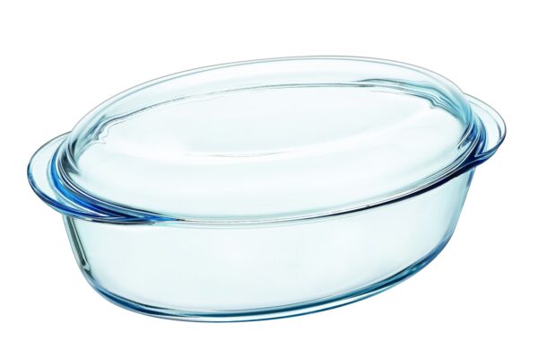 Pyrex Essential 4-Litre Oval Glass Casserole