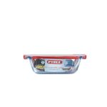 PYREX Glass Storage Container with Lid, 17x10 cm