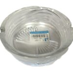 QIANLI 10.5CM Circular Glass Ashtray