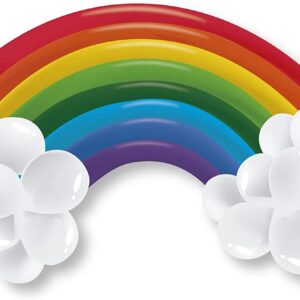 RAINBOW BALLOON ARCH KIT - CLOWN BALLOONS