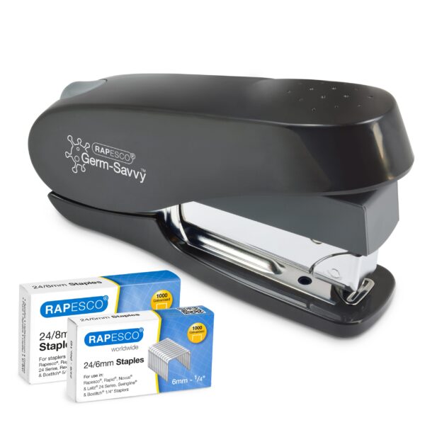 RAPESCO ECO LUNA Easy-Load Front Stapler with Staples