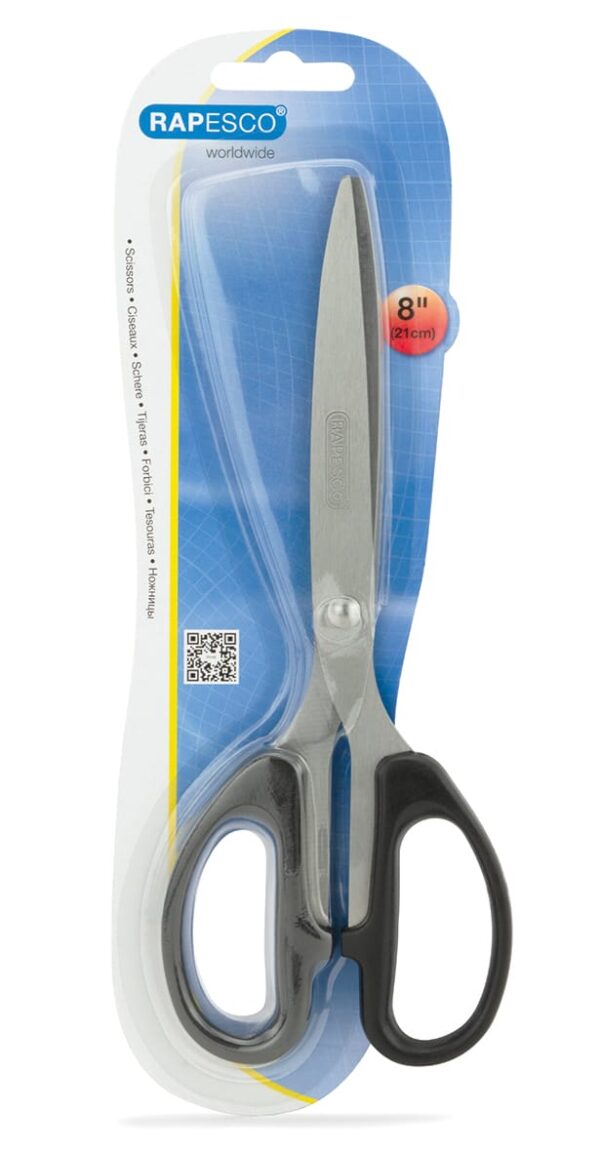 Rapesco Essentials 21cm Scissors in Hanging Pack