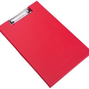 Rapesco Red Clipboard with Foldover Design