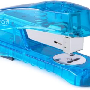 Rapesco Snapper Transparent Half Strip Stapler 26/6mm - Blue