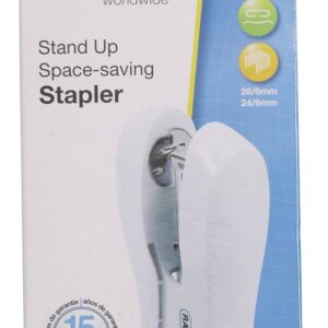 Rapesco White Upright Stapler 26/6mm with Hanging Pack