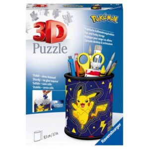 Ravensburger 3D Puzzle Pencil Holder with 54 Pieces featuring Pokémon