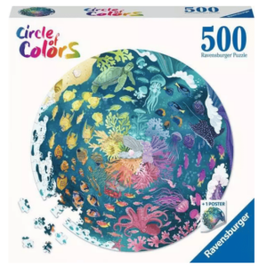 Ravensburger 500-Piece Circular Oceans Jigsaw Puzzle