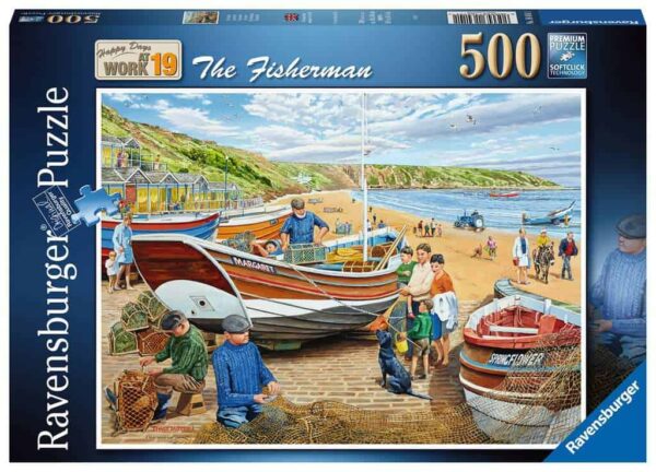 Ravensburger 500-Piece Jigsaw Puzzle: The Fisherman No. 19