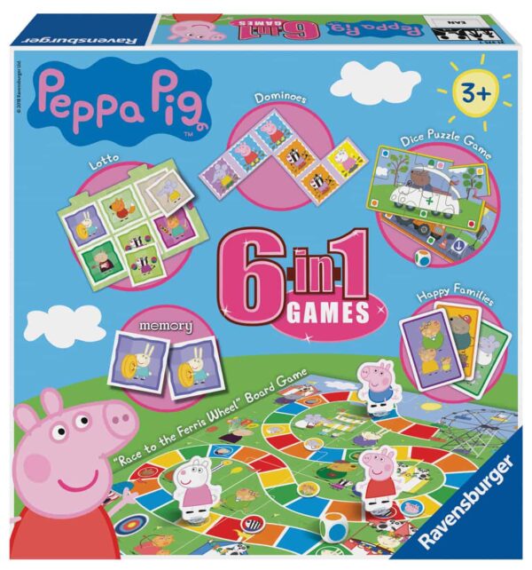 Ravensburger 6-Game Set Featuring Peppa Pig