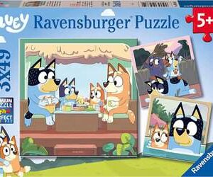 Ravensburger Bluey Set of Three 49-Piece Jigsaw Puzzles