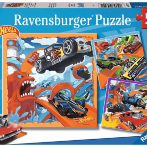 Ravensburger Hot Wheels Jigsaw Puzzle Set - Three 49-Piece Puzzles