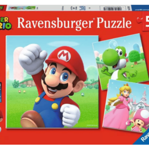 Ravensburger Super Mario Jigsaw Puzzle Set - 3 Puzzles, 49 Pieces Each