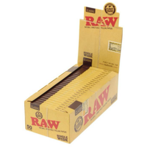 RAW Classic Single Wide Papers, 50-Pack