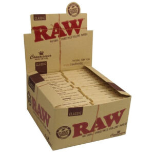 RAW King Size Slim Rolling Papers Case