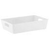 Rectangular Ice White Studio Basket 5.01 by WHAM