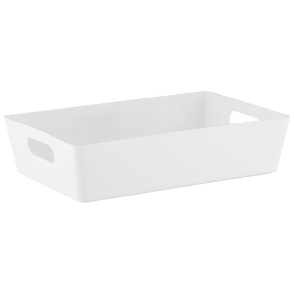 Rectangular Ice White Studio Basket 5.01 by WHAM