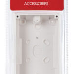 Red Grey B21P Twin 2 Gang Surface Mounted Wall Back Box/Pattress